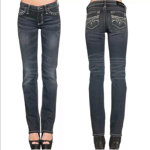 Affliction Denim - New! Affliction Jenna Alka Journey Jeans -29